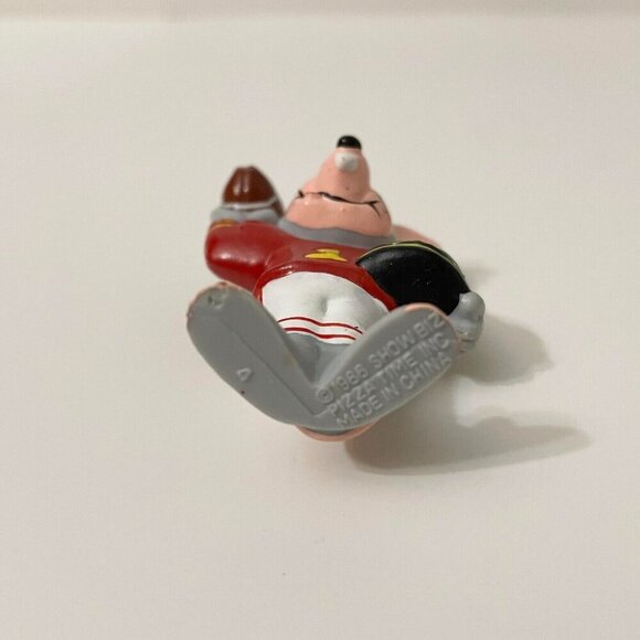 Vtg 1986 Chuck E Cheese PVC Mini Figure Football Player Pizza Time - Picture 13 of 16